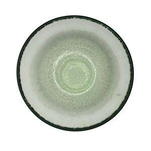 Vintage Fire and Light Recycled Glass Green Celery 6" Cereal Bowl